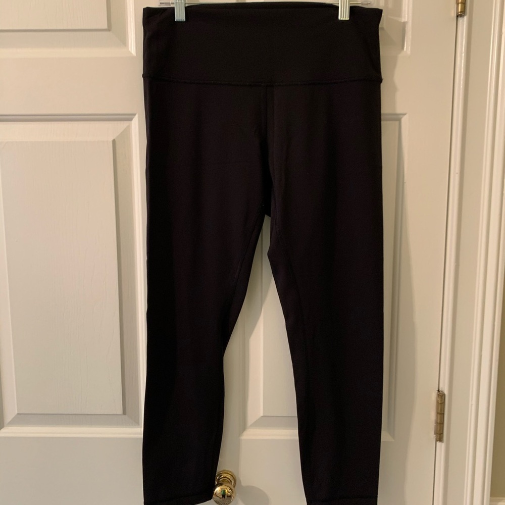 Lululemon black leggings size 10/12